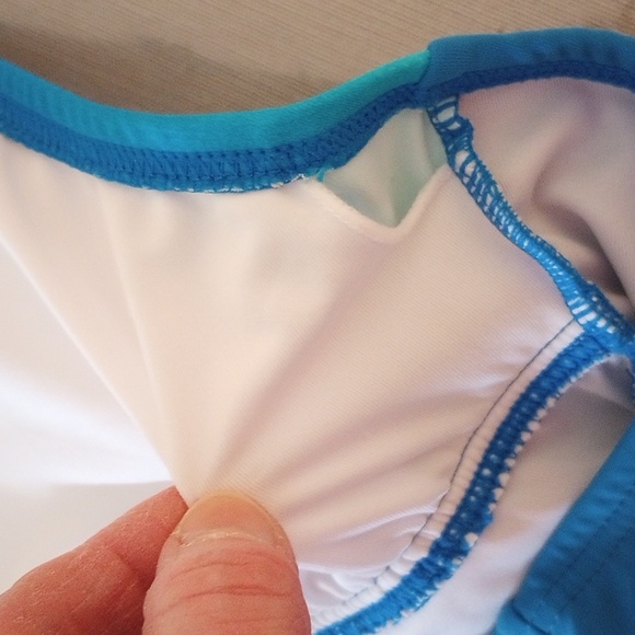 Venus One Piece Swimsuit Pretty BLUE! Size 10 - Picture 10 of 10